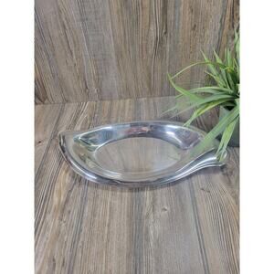 Vintage Silver Wind Hope Chest Elegant Bread Tray